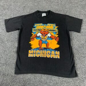 VTG Michigan Wolverines T Shirt Youth Large Adult Small Single‎ Stitch Retro 90s